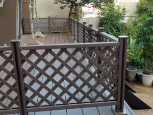 ウッドデッキ延長工事