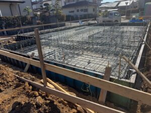基礎鉄筋工事